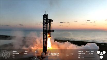 Lanzamiento de un cohete de SpaceX.