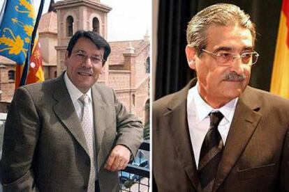 Pedro Hernández, alcalde de Torrevieja (izquierda), y José Manuel Medina,  de Orihuela.