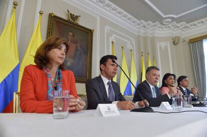 Reunión de la Comisión de Garantías Electorales en la Casa de Nariño.
