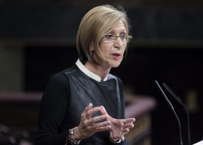 La portavoz de UPyD, Rosa Díez.