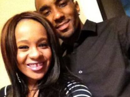 Bobbi Kristina y su marido, Nick Gordon, en 2012.