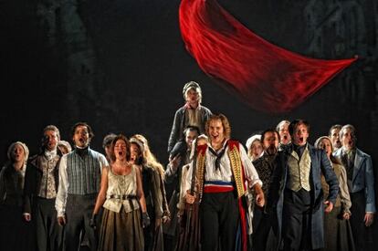 Un momento del musical 'Los miserables'.