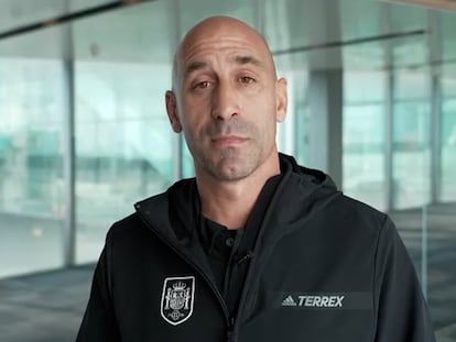 Declaraciones del presidente de la Real Federación Española de Fútbol, Luis Rubiales, sobre el beso a la jugadora Jenni Hermoso tras ganar el Mundial de Fútbol Femenino.