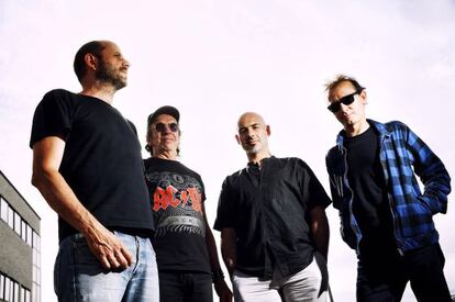 La banda de Josele Santiago el 2014.