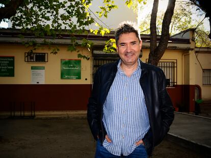 Juan Hernández, el pasado martes en el centro del profesorado de la Junta de Extremadura en Navalmoral de la Mata (Cáceres).