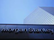 Logotipo de Morgan Stanley en San Diego (EE UU).