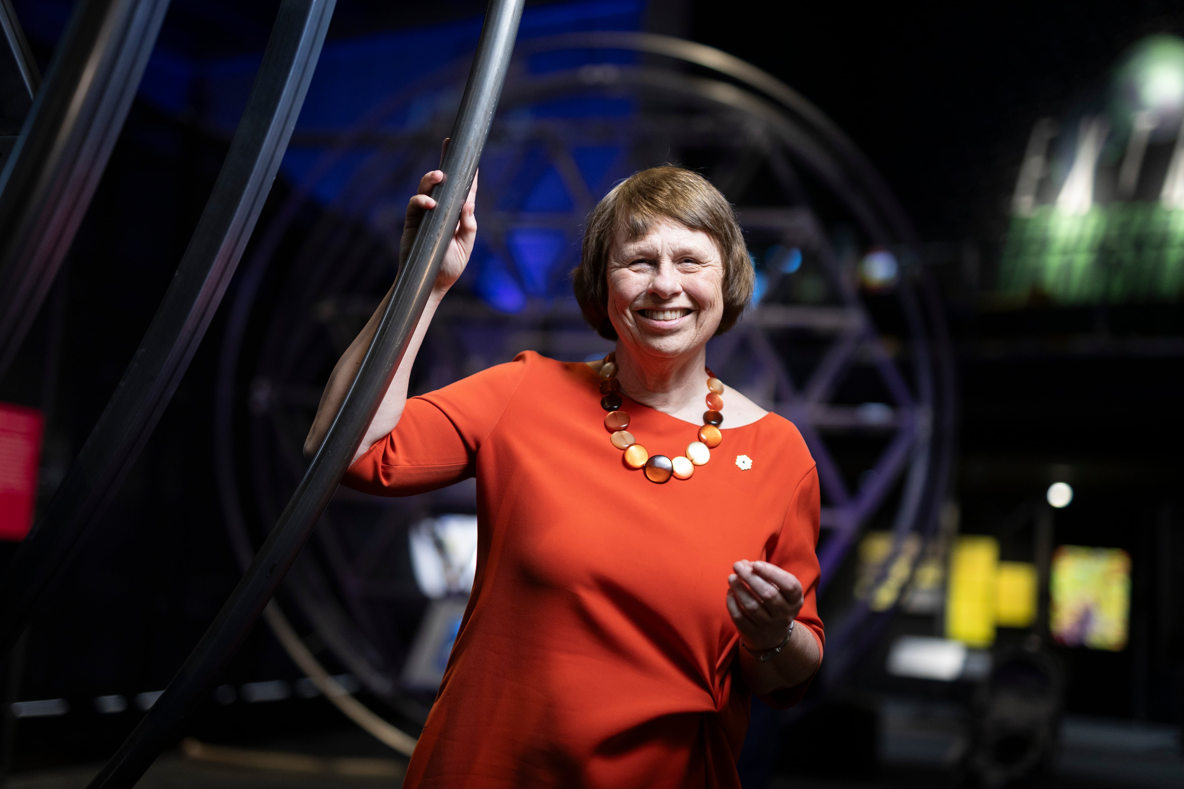 Ewine van Dishoeck, en el Cosmocaixa de Barcelona en febrero.