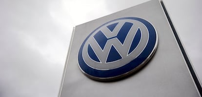 Símbolo de VW en Londres.