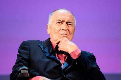 Bernardo Bertolucci, presidente del jurado de la edición 70 del Festival Internacional de Cine de Venecia, en la ceremonia de apertura de los premios, el 28 de agosto de 2013.