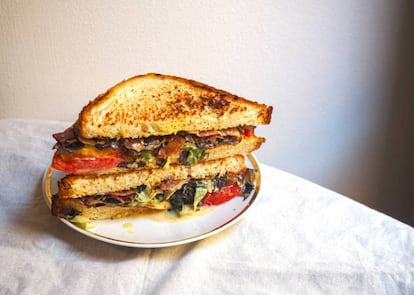 Sándwich BLT.