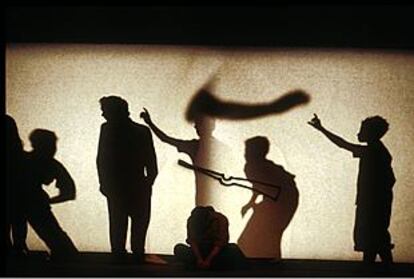 Una imagen de la representación de <i>La zorrita astuta,</i> de Janácek, en el teatro de Jeu de Paume.