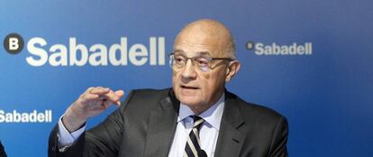 Josep Oliu, presidente de Banco Sabadell