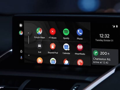 Android Auto en un coche.