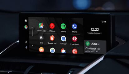 Android Auto en un coche.