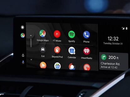 Android Auto en un coche.