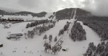 Vista de la estación de esquí.