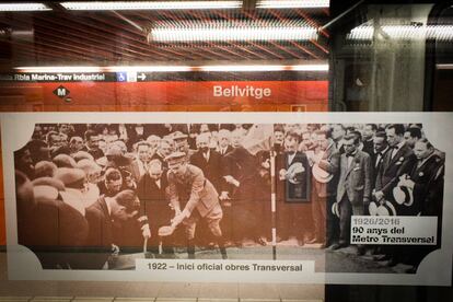 Les obres del metro Transversal es van iniciar el 1922.