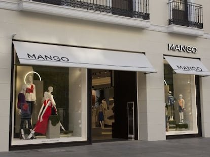 Fachada de la nueva tienda de Mango en Madrid.