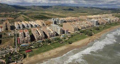 Vista &aacute;erea de Marina d&#039;Or, en Oropesa (Castell&oacute;n).