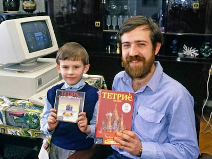 Alexey Pajitnov, creador del Tetris, en 1989