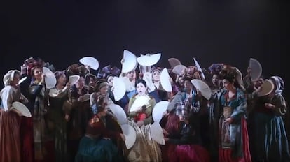 Fotograma del tráiler del 'Barberillo de Lavapiés'.