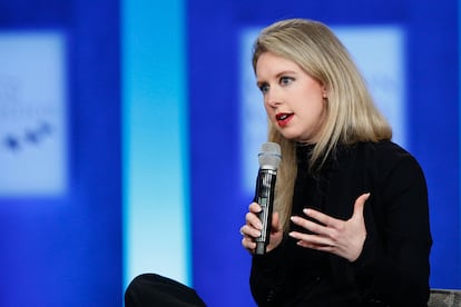 Elizabeth Holmes, en una conferencia en 2015.