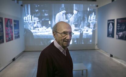 Pere Portabella, el pasado diciembre en una exposición sobre su obra en el Museo Can Framis de Barcelona.