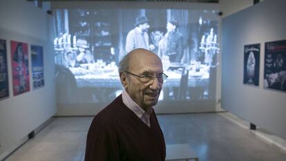 Pere Portabella, el pasado diciembre en una exposición sobre su obra en el Museo Can Framis de Barcelona.