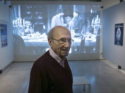 Pere Portabella, el pasado diciembre en una exposición sobre su obra en el Museo Can Framis de Barcelona.