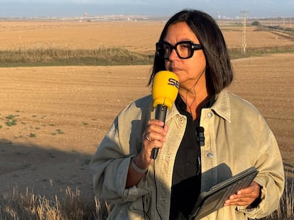 Àngels Barceló, al inicio de la nueva temporada de 'Hoy por Hoy' desde la frontera con Gaza.