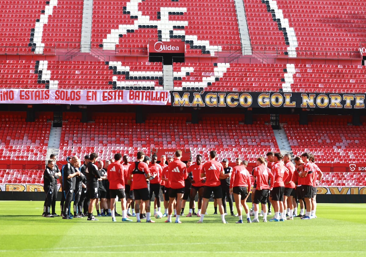 Sevilla: la afición se vuelca para intentar salvarse ante la Real Sociedad en una situación límite