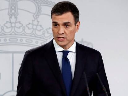 El presidente del Gobierno, Pedro Sánchez.