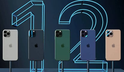 Diseños de concepto de los nuevos iPhone 12.