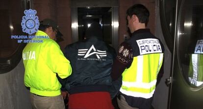 Héctor Albeidis Arboleda Buitrago, durante su detención.