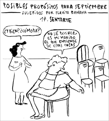 Viñeta de Flavita Banana del 17 de agosto de 2025