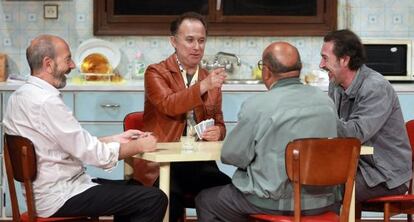 Ensayo de la obra 'Jugadores' en los Teatros del Canal.