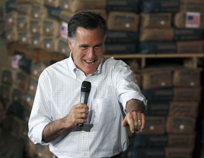 Romney, en Pensilvania, el 4 de mayo.
