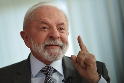 Lula da Silva en Brasilia.
