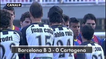 Barcelona B 3 - Cartagena 0