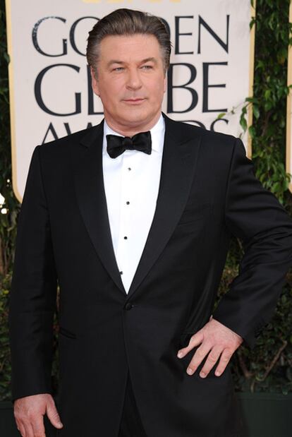 Alec Baldwin, en los Globo de Oro.