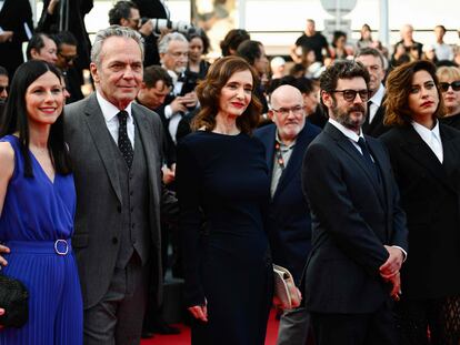 El reparto de 'Cerrar los ojos', de Víctor Erice: Helena Miquel, José Coronado, Ana Torrent, Manolo Solo y María León.