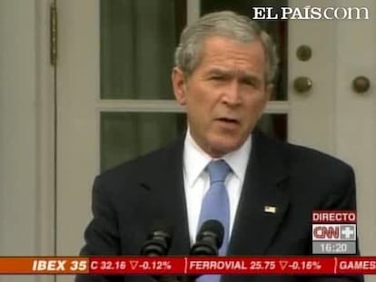 Bush felicita a Obama