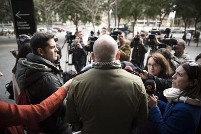 El pare del primer alumne que va denunciar abusos.