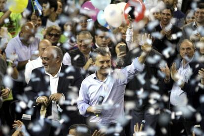 El presidente Macri en un acto de campaña en la provincia de Corrientes, el pasado 1 de agosto.