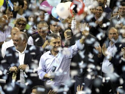 El presidente Macri en un acto de campaña en la provincia de Corrientes, el pasado 1 de agosto.