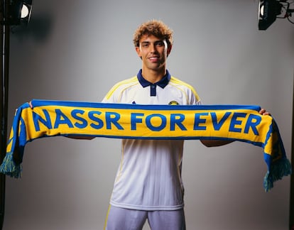 João Félix ficha por Al Nassr, en una imagen del club.