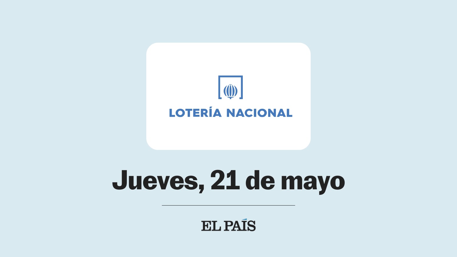 Lotería Nacional: comprobar sorteo del jueves 21 de mayo