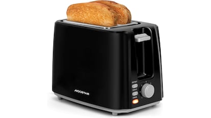 Vista del tostador con descuento en Amazon.
