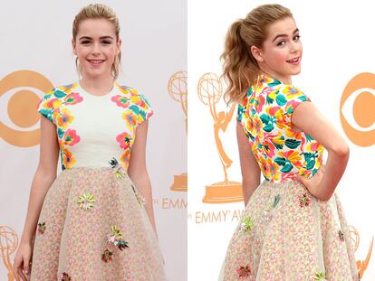 Al detalle: Kiernan Shipka (Sally en Mad Men) elige un diseño español