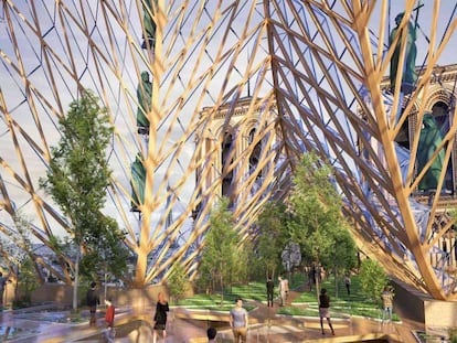 De bosque a piscina: 12 propostas de arquitetos para Notre Dame